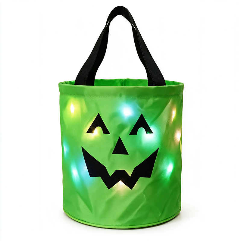 Bolsa de Dulces de Halloween con Luces LED para Niños