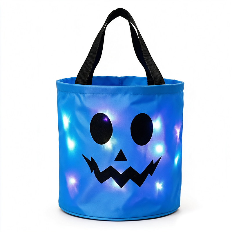 Bolsa de Dulces de Halloween con Luces LED para Niños