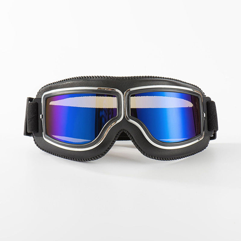 📢📢 ¡50% DE DESCUENTO! ⏰ Gafas de Moto Retro Vintage — Lentes Cortavientos para Casco Cruiser y Motocross