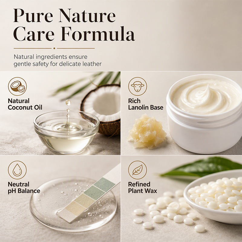 ⏳¡50% DE DESCUENTO POR TIEMPO LIMITADO!⏰ Set Profesional de Limpiador y Crema Nutritiva para Cuero de Lujo👜✨