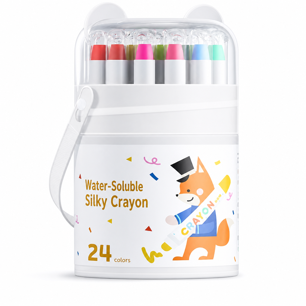 Crayones Lavables y Pasteles al Óleo para Niños
