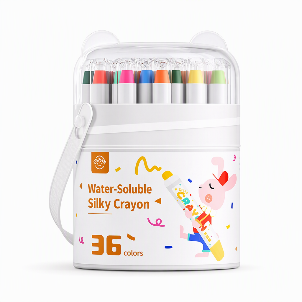 Crayones Lavables y Pasteles al Óleo para Niños