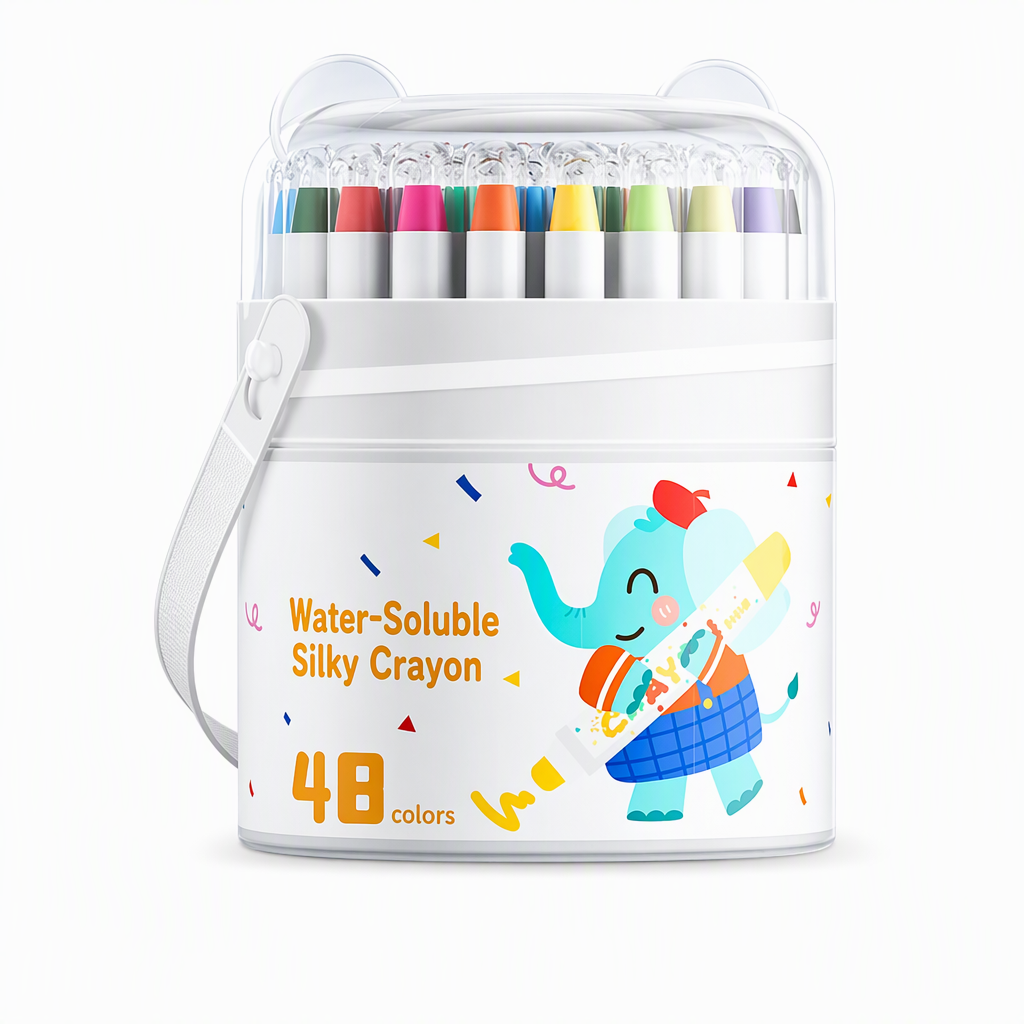 Crayones Lavables y Pasteles al Óleo para Niños