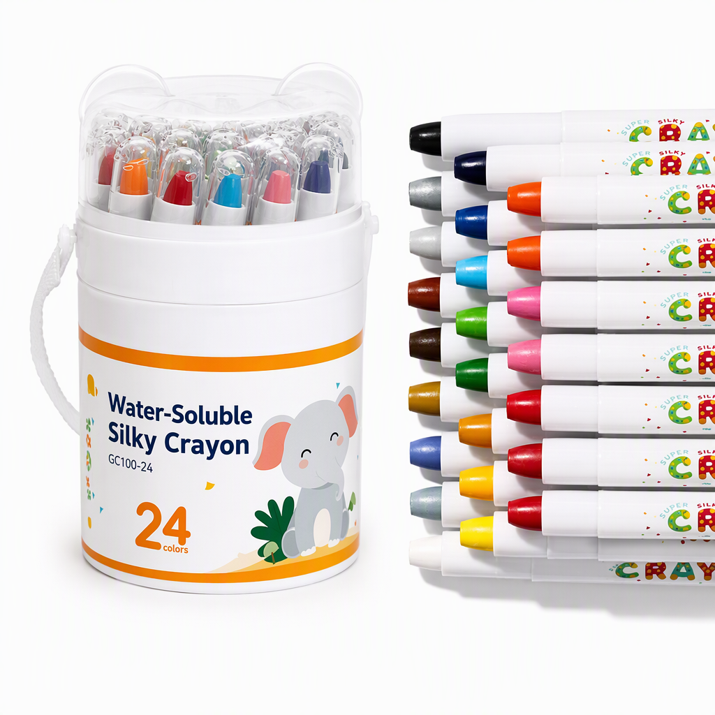 Crayones Lavables y Pasteles al Óleo para Niños