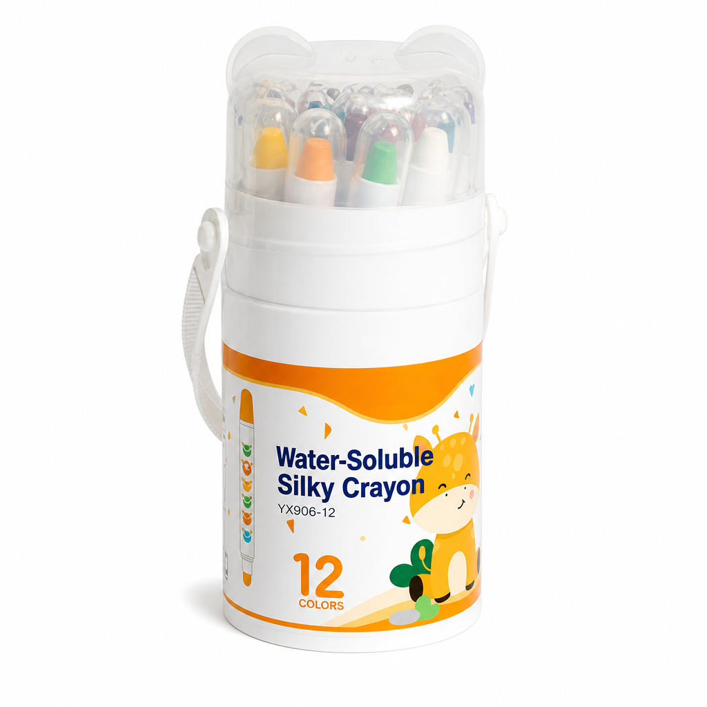 Crayones Lavables y Pasteles al Óleo para Niños