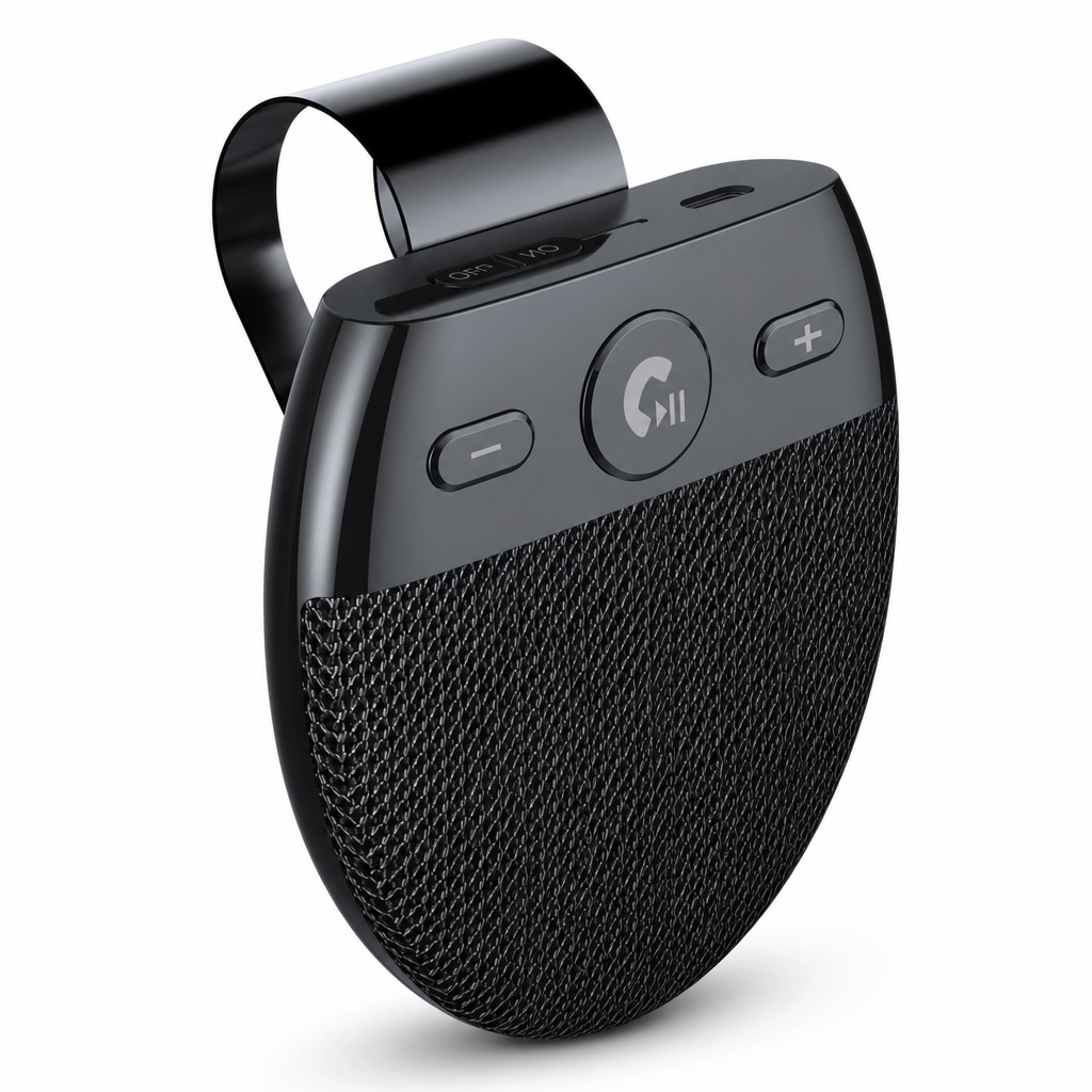 📢📢¡50% DE DESCUENTO!🚗 Altavoz Manos Libres Bluetooth SP11 para Parasol de Auto con Encendido Automático por Vibración y Soporte A2DP