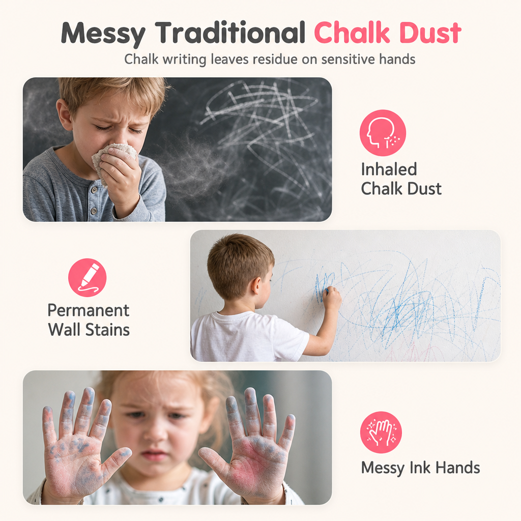 🎨 ¡50% DE DESCUENTO! ✨ Pizarra Mágica Magnética Infantil 3 en 1 con Patas, Lápiz y Sellos – Mesa de Dibujo Portátil 🖍️