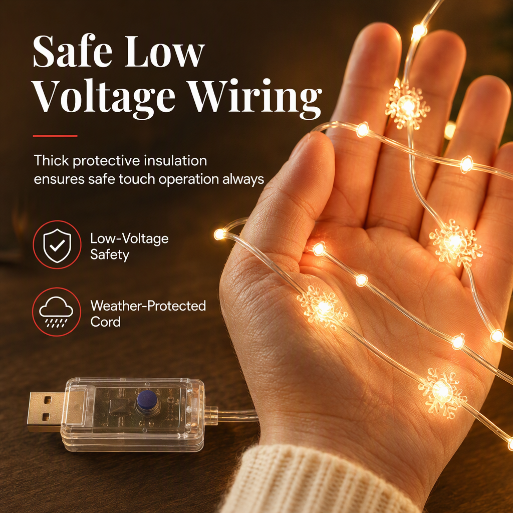🎄 ¡50% DE DESCUENTO AHORA! ✨ Tira de luces LED navideñas para ventanas – 8 modos con control remoto, figuras festivas y bajo voltaje seguro – Para ventanas y repisas 🎁