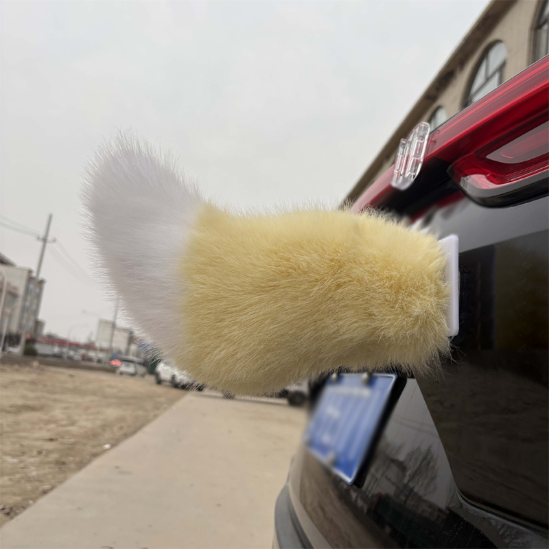 Cola de Peluche Eléctrica con Control Remoto para Coche