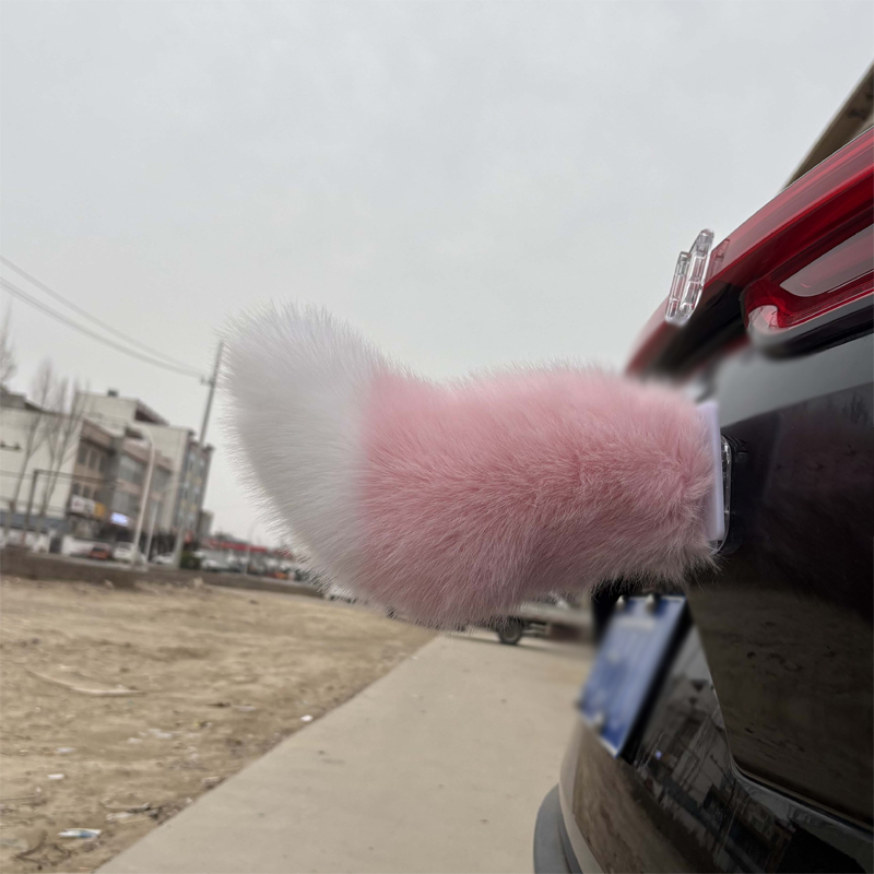 Cola de Peluche Eléctrica con Control Remoto para Coche