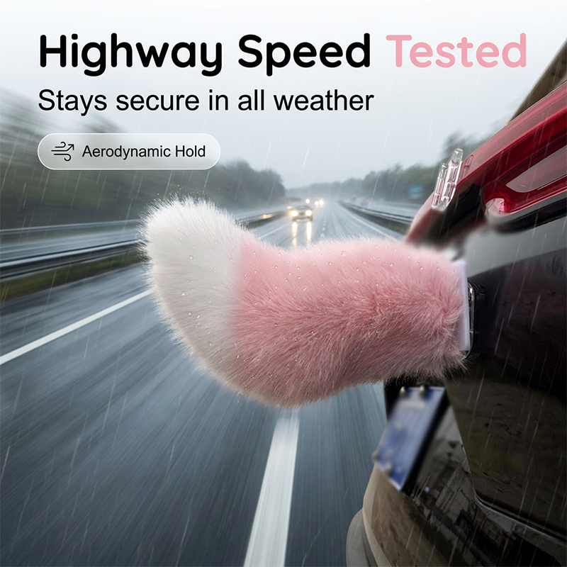Cola de Peluche Eléctrica con Control Remoto para Coche