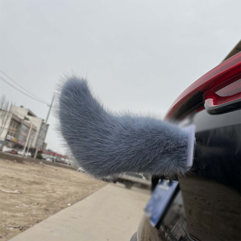 Cola de Peluche Eléctrica con Control Remoto para Coche