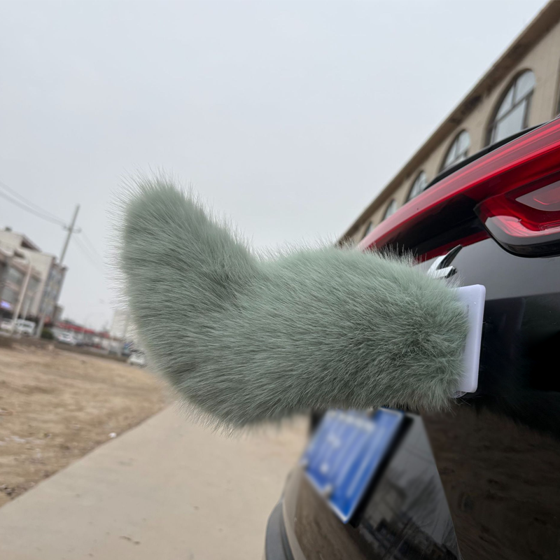 Cola de Peluche Eléctrica con Control Remoto para Coche