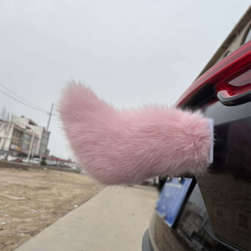 Cola de Peluche Eléctrica con Control Remoto para Coche