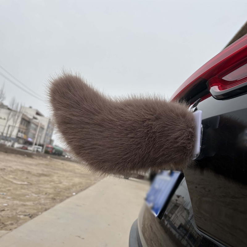 Cola de Peluche Eléctrica con Control Remoto para Coche