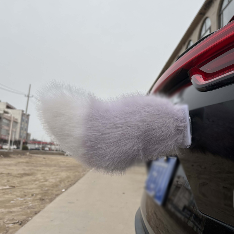 Cola de Peluche Eléctrica con Control Remoto para Coche