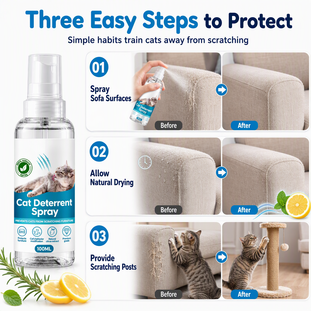 Spray Disuasorio Antiarañazos para Gatos