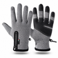 Guantes Térmicos de Invierno Impermeables y Cortavientos con Cremallera para Ciclismo y Esquí