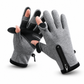 Guantes Térmicos de Invierno Impermeables y Cortavientos con Cremallera para Ciclismo y Esquí