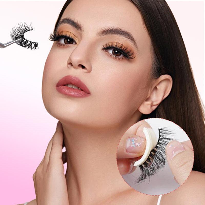 ✨Compra 1 lleva 1 gratis🔥Pestañas reutilizables autoadhesivas – Sin pegamento extra necesario ❤️