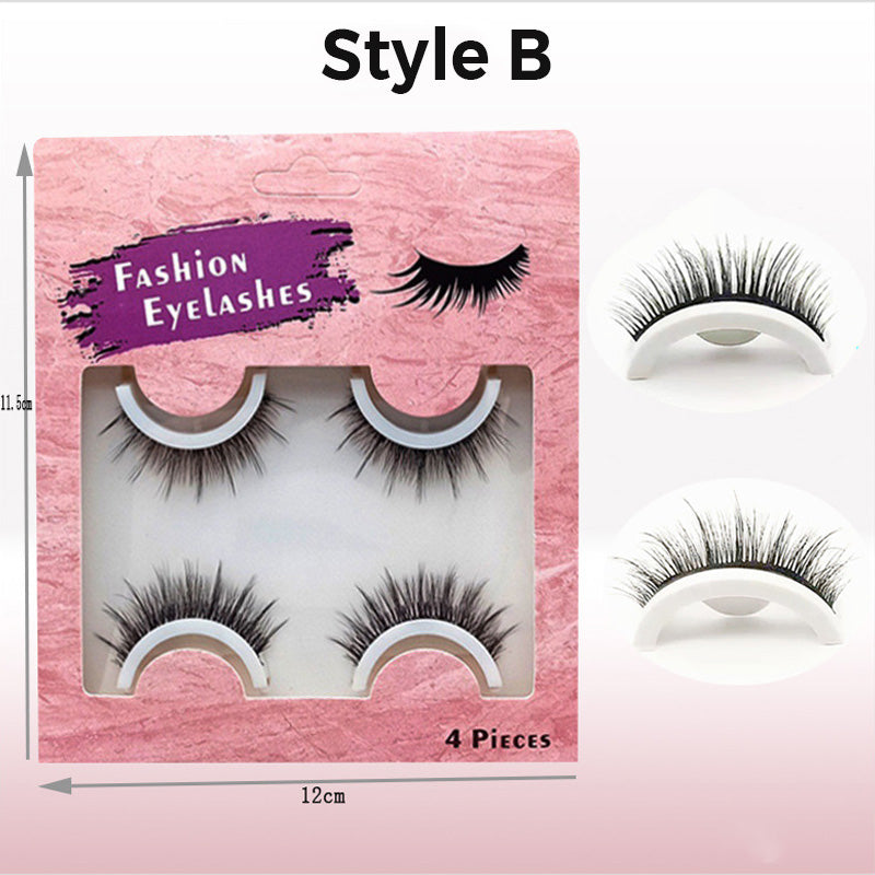 ✨Compra 1 lleva 1 gratis🔥Pestañas reutilizables autoadhesivas – Sin pegamento extra necesario ❤️