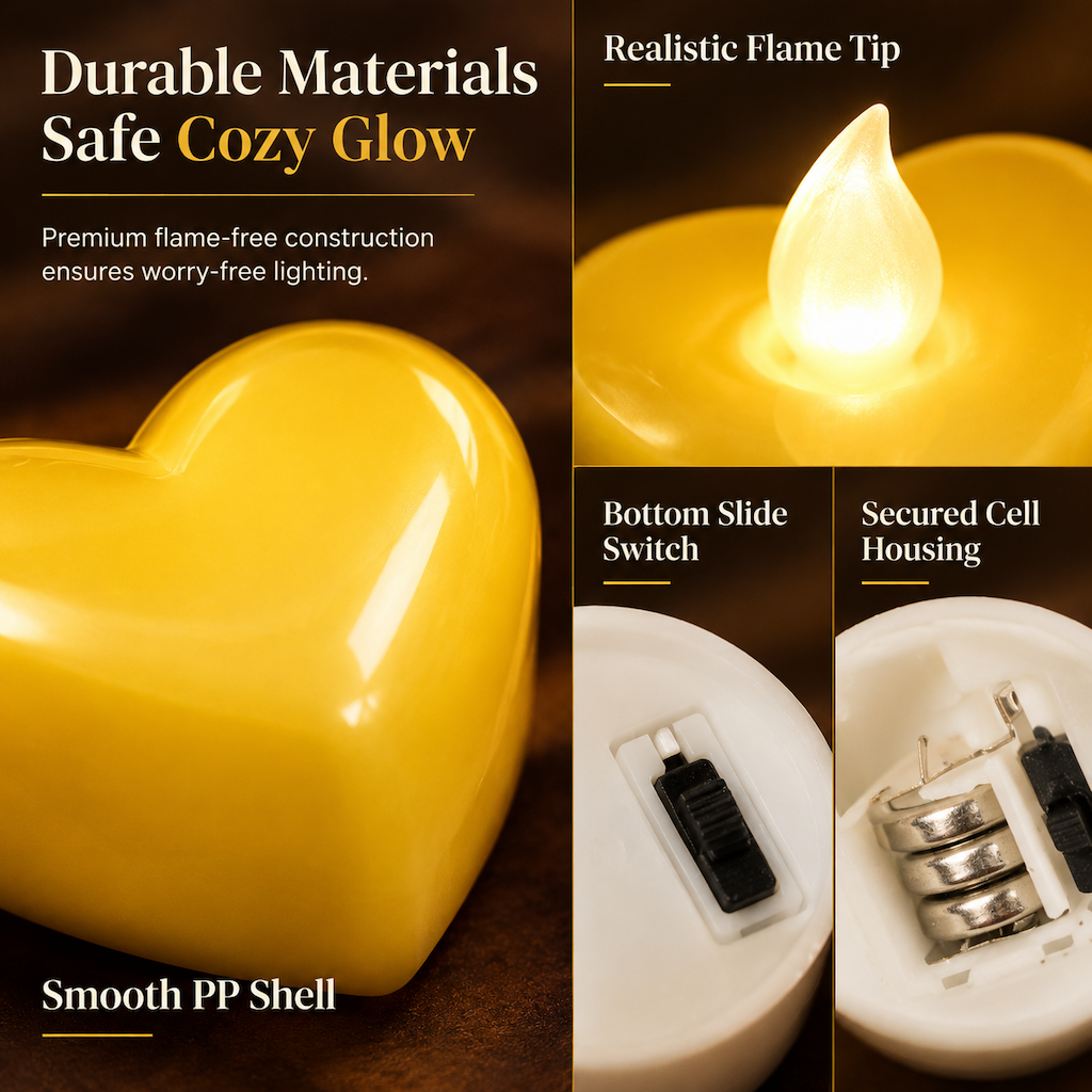 🕯️Pack de 24 Velas de Té LED Sin Llama
