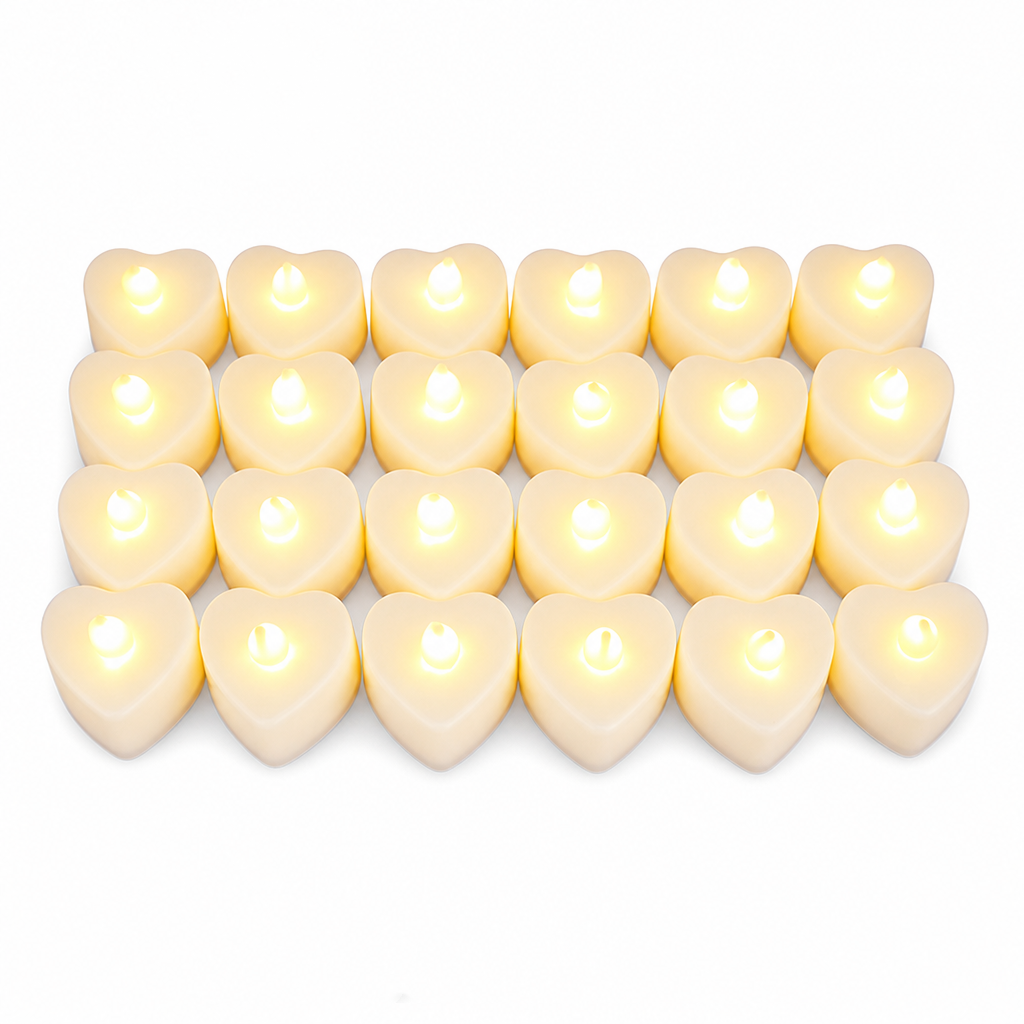 🕯️Pack de 24 Velas de Té LED Sin Llama