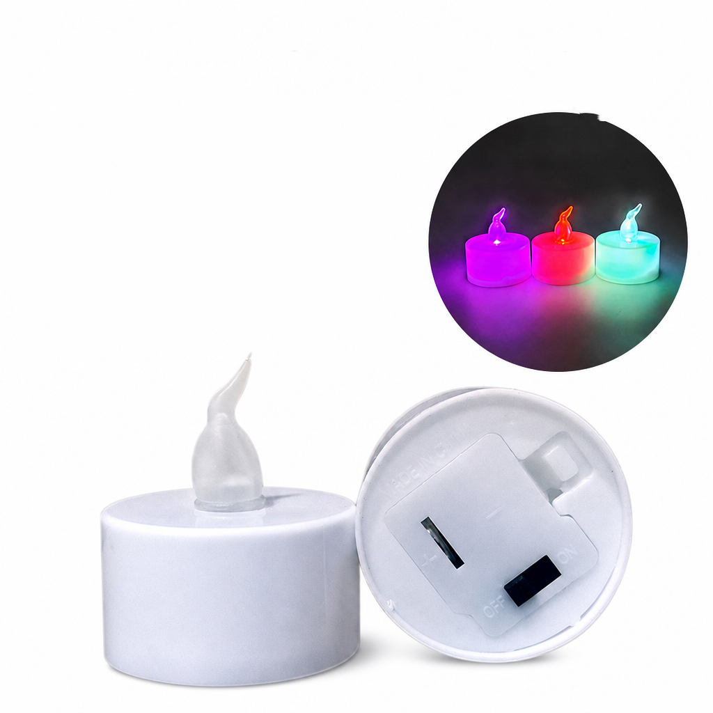 🕯️Pack de 24 Velas de Té LED Sin Llama