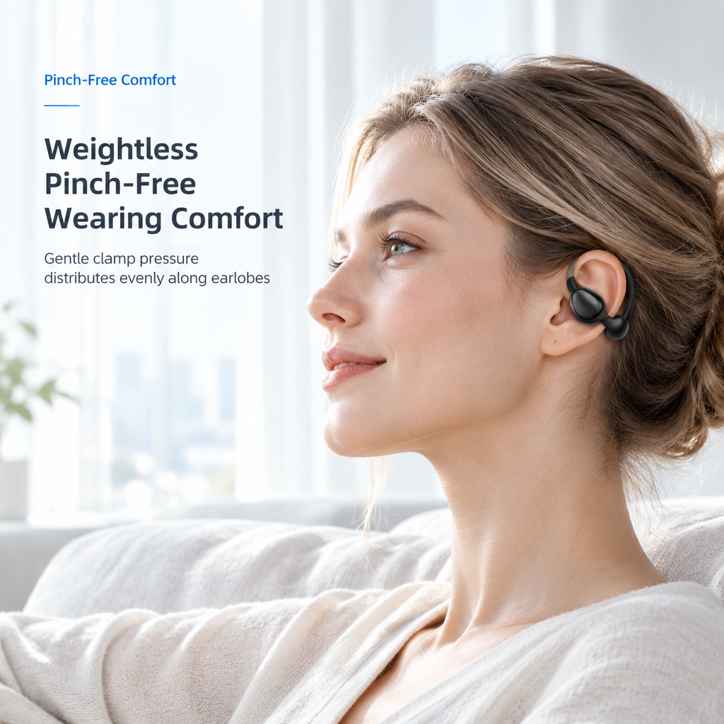 Auriculares inalámbricos Bluetooth de clip abierto para deportes