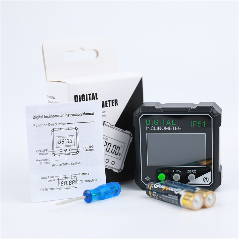 IP54 Impermeable Magnético Digital Angular Gauge