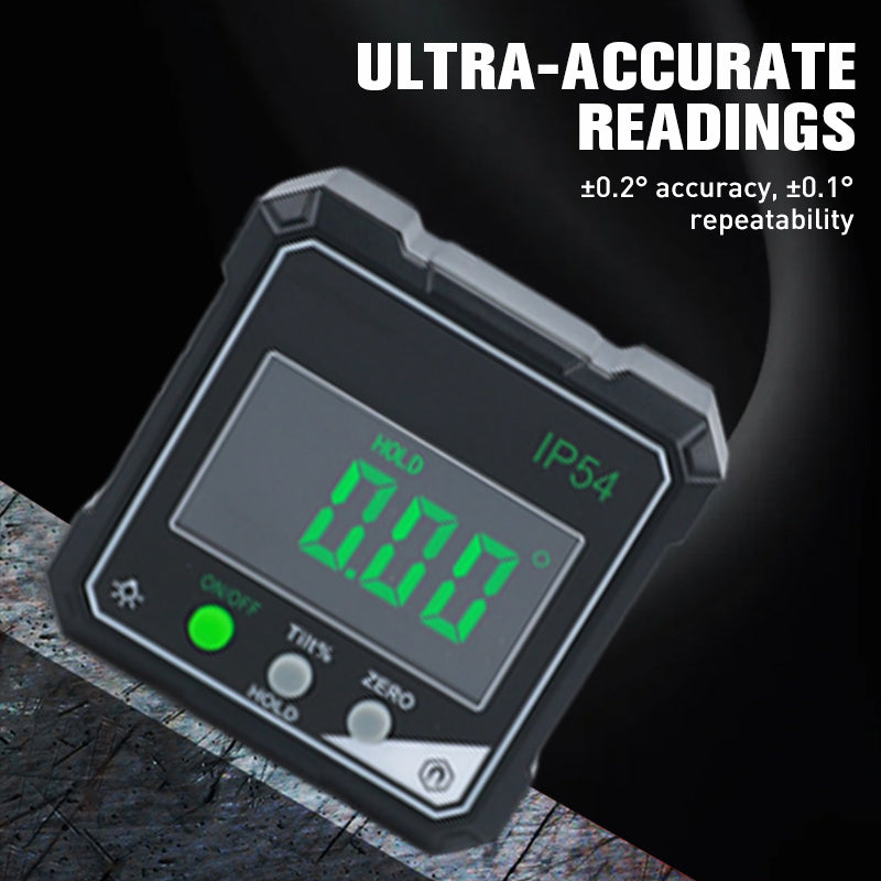 IP54 Impermeable Magnético Digital Angular Gauge