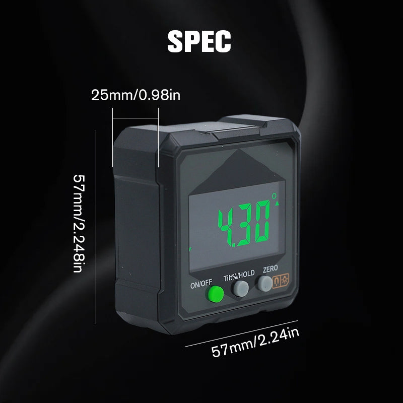 IP54 Impermeable Magnético Digital Angular Gauge