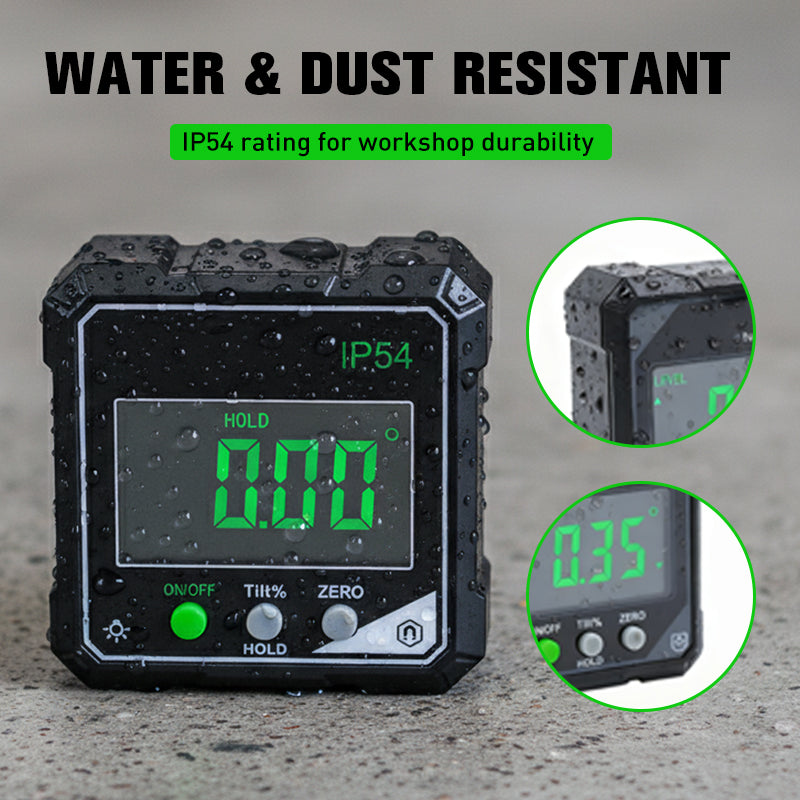 IP54 Impermeable Magnético Digital Angular Gauge