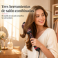 Cepillo Secador y Voluminizador de Cabello 3 en 1 – Alisador y Modelador de Aire Caliente