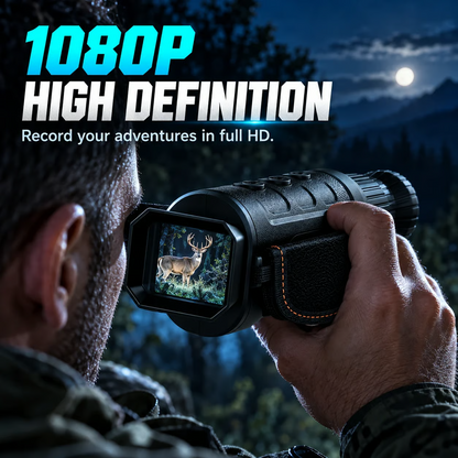 📢📢 ¡50% DE DESCUENTO! 🔍 Monocular de visión nocturna HD 1080P – Zoom digital 16X para aventuras al aire libre y observación de fauna