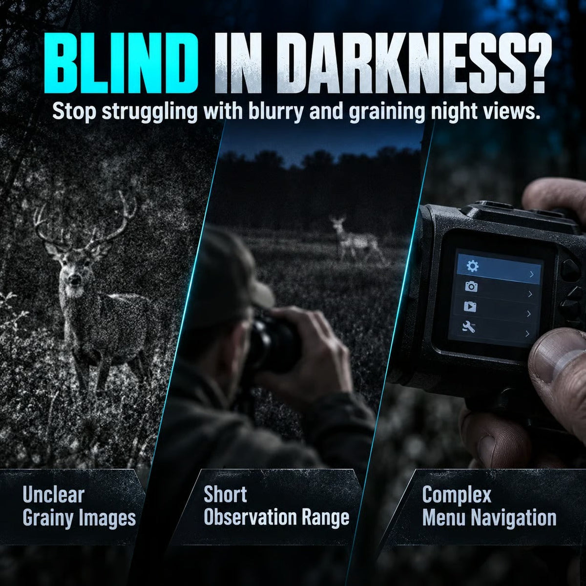 📢📢 ¡50% DE DESCUENTO! 🔍 Monocular de visión nocturna HD 1080P – Zoom digital 16X para aventuras al aire libre y observación de fauna