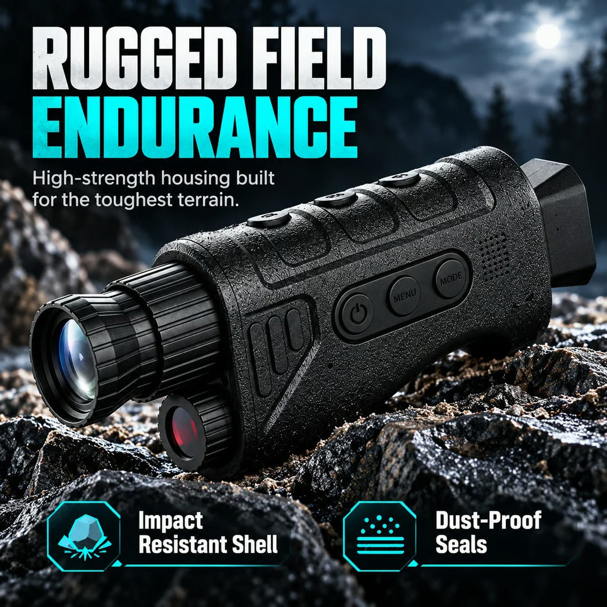 📢📢 ¡50% DE DESCUENTO! 🔍 Monocular de visión nocturna HD 1080P – Zoom digital 16X para aventuras al aire libre y observación de fauna
