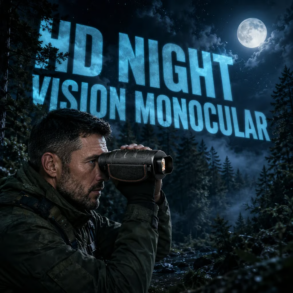 📢📢 ¡50% DE DESCUENTO! 🔍 Monocular de visión nocturna HD 1080P – Zoom digital 16X para aventuras al aire libre y observación de fauna