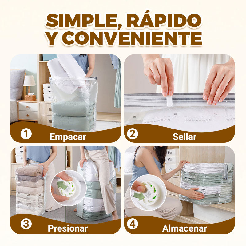 Bolsas de Almacenamiento con Vacío Inteligentes
