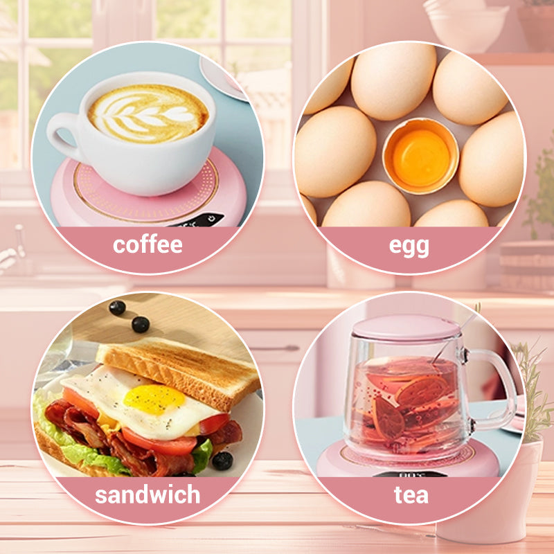 Calentador Eléctrico de Tazas de Café con 3 Niveles de Temperatura
