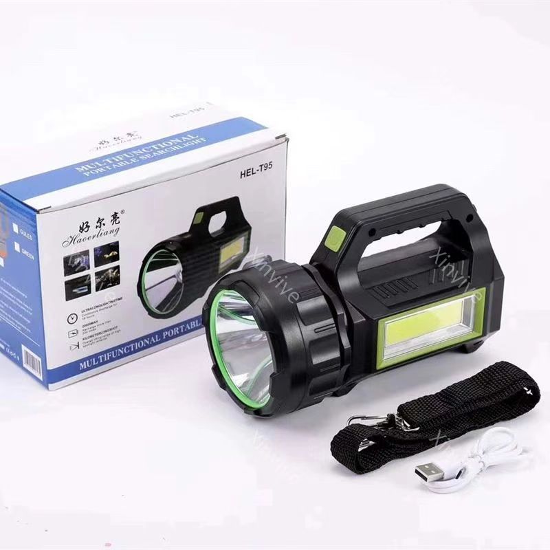 Foco Portátil Recargable Multifuncional Ultrabrillante y Linterna de Trabajo LED para Exteriores