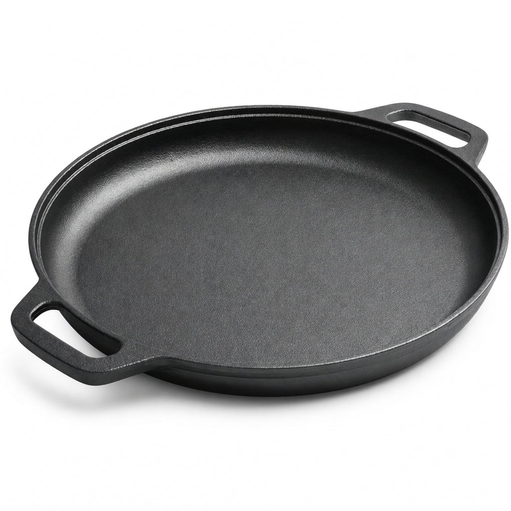 🥞 Plancha de Hierro Fundido Reforzada – Indeformable, Calor Uniforme y Diseñada para Toda la Vida