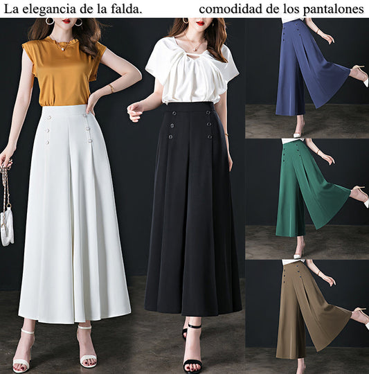 🔥 ¡50% DE DESCUENTO! Pantalones Anchos Plisados – Cómodos, Elegantes y Súper Frescos ✨👖