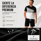 👕 ¡50% DTO. AHORA! 🎨 Conjunto de Camiseta y Shorts de Bloques de Color para Hombre – Algodón suave y transpirable – Perfecto para verano, deporte o descanso – Elegante y cómodo 🩳✨