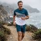 👕 ¡50% DTO. AHORA! 🎨 Conjunto de Camiseta y Shorts de Bloques de Color para Hombre – Algodón suave y transpirable – Perfecto para verano, deporte o descanso – Elegante y cómodo 🩳✨