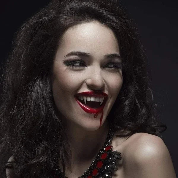 Oferta flash de Halloween- colmillos de vampiro retráctiles automáticos