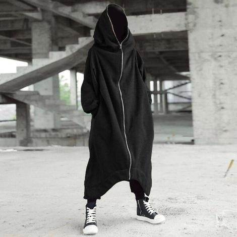 Regalo Ideal - Abrigo Largo con Capucha de Manga Larga Nazgul Unisex