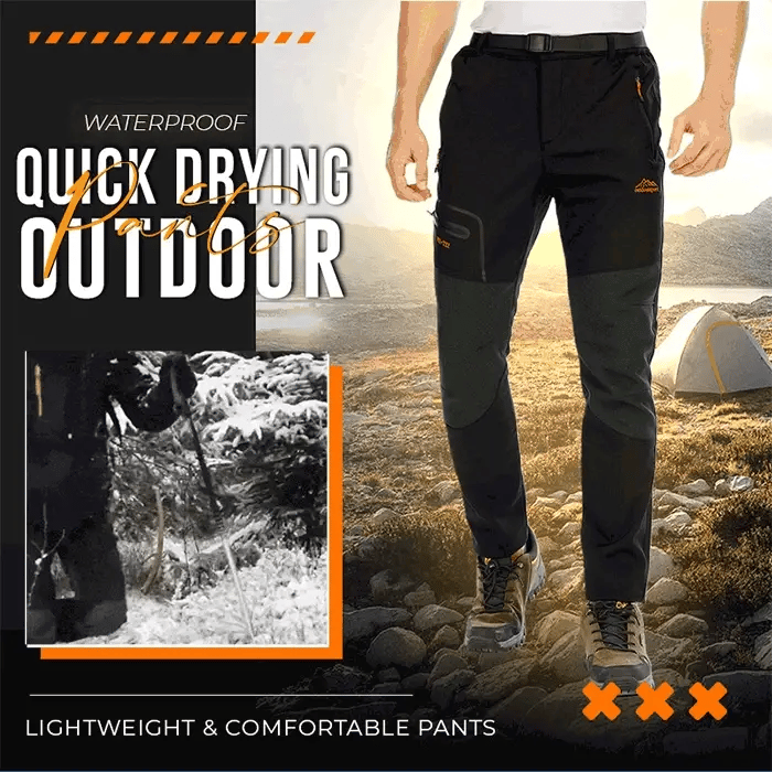 🎅🎊Hot Sale ⛄🎉Pantalones de exterior impermeables y de secado rápido