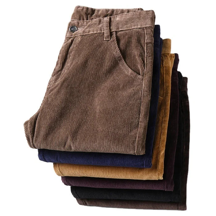 🔥50% de descuento en Black Friday💥Pantalón de pana de ajuste clásico para hombres