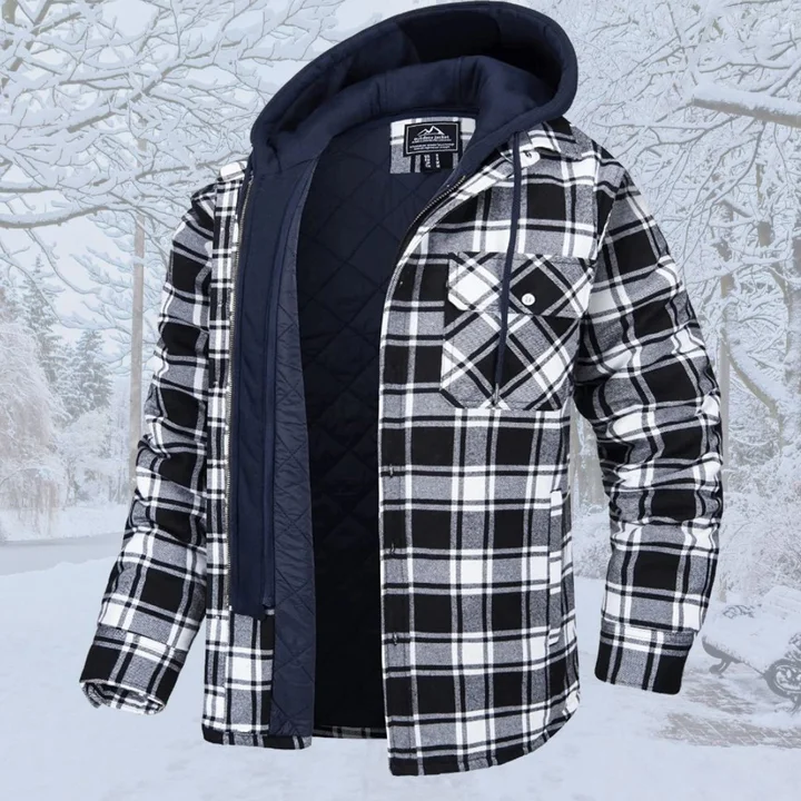 Chaqueta de invierno cálida para hombre (gorro desmontable) - Envío gratuito